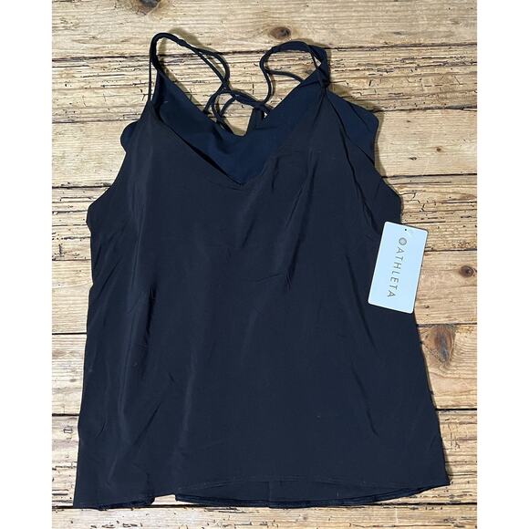 Athleta Tops - ATHLETA Women’s Size M Black Solace Support Top - NWT